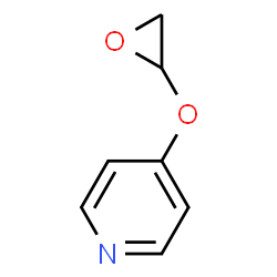 Pyridine, 4-(oxiranyloxy)- (9CI)结构式