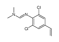 N'-(2,6-dichloro-4-ethenylphenyl)-N,N-dimethylmethanimidamide结构式