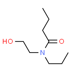 Butanamide,N-(2-hydroxyethyl)-N-propyl- Structure