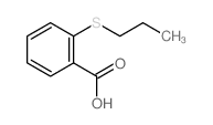 2-propylsulfanylbenzoic acid Structure