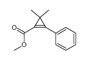 methyl 3,3-dimethyl-1-phenylcyclopropene-2-carboxylate Structure