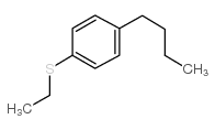 1-正-丁基-4-(乙基硫基)苯结构式