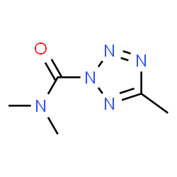 2H-Tetrazole-2-carboxamide,N,N,5-trimethyl-(9CI) structure