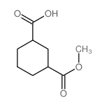 3-(甲氧基羰基)环己烷羧酸结构式