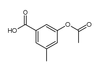 3-acetoxy-5-methyl-benzoic acid结构式