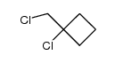 1-chloro-1-chloromethyl-cyclobutane结构式