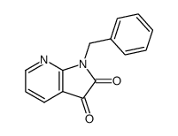 1-benzyl-1H-pyrrolo[2,3-b]pyridine-2,3-dione Structure