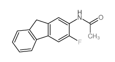 Acetamide,N-(3-fluoro-9H-fluoren-2-yl)- Structure