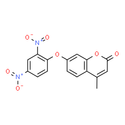 7-(2,4-Dinitrophenoxy)-4-methyl-2H-chromen-2-one picture