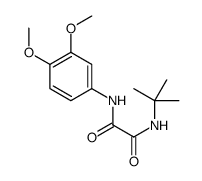 N'-tert-butyl-N-(3,4-dimethoxyphenyl)oxamide Structure