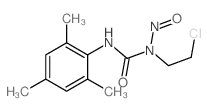 1-(2-chloroethyl)-1-nitroso-3-(2,4,6-trimethylphenyl)urea Structure