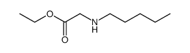 Glycine, N-pentyl-, ethyl ester Structure