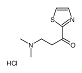 3-(dimethylamino)-1-(1,3-thiazol-2-yl)propan-1-one,hydrochloride Structure