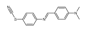 N-[4-Dimethylamino-benzyliden]-4-rhodan-anilin Structure