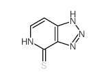 4,7,8,9-tetrazabicyclo[4.3.0]nona-1,3,6-triene-5-thione结构式