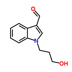 1-(3-HYDROXY-PROPYL)-1H-INDOLE-3-CARBALDEHYDE结构式