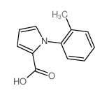 1-(2-methylphenyl)pyrrole-2-carboxylic acid structure