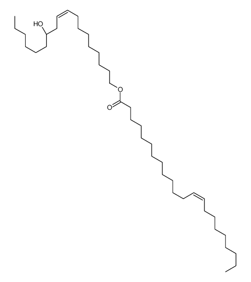 [(Z,12R)-12-hydroxyoctadec-9-enyl] (Z)-docos-13-enoate Structure