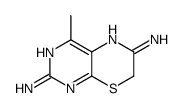 4-methyl-7H-pyrimido[4,5-b][1,4]thiazine-2,6-diamine Structure