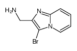 [(3-bromoimidazo[1,2-a]pyridin-2-yl)methyl]amine Structure