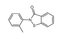 2-(2-methylphenyl)-1,2-benzothiazol-3-one Structure