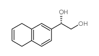 (S)-(+)-1-(2-萘基)-1,2-乙二醇结构式