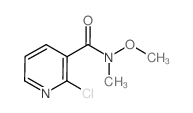 2-Chloro-N-methoxy-N-methylnicotinamide picture