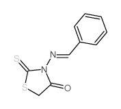 3-(benzylideneamino)-2-sulfanylidene-thiazolidin-4-one Structure