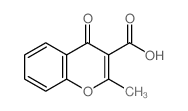 2-methyl-4-oxo-chromene-3-carboxylic acid Structure