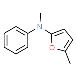 2-Furanamine,N,5-dimethyl-N-phenyl- Structure