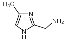 (4-METHYL-1H-IMIDAZOL-2-YL)METHANAMINE structure