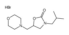 3-(2-methylpropyl)-5-(morpholin-4-ylmethyl)-1,3-oxazolidin-2-one,hydrobromide结构式