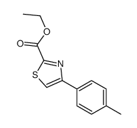 4-(4-甲基苯基)-2-噻唑羧酸乙酯结构式