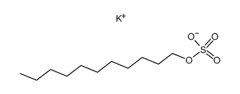 Potassium undecyl-2-sulphate结构式