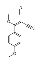 METHOXY(4-METHOXYPHENYL)METHYLENE]PROPANEDINITRILE structure