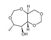 O2,O5,O4,O6-dimethanediyl-1-deoxy-L-mannitol结构式