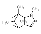 1,7,8,8-tetramethyl-4,5,6,7-tetrahydro-1H-4,7-methano-indazole结构式