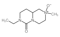 6H-Pyrazino[1,2-c]pyrimidin-6-one,7-ethyloctahydro-2-methyl-, 2-oxide structure