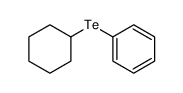 cyclohexyltellanylbenzene结构式