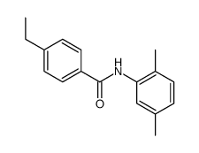 Benzamide, N-(2,5-dimethylphenyl)-4-ethyl- (9CI)结构式