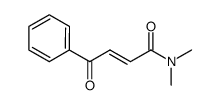 N,N-dimethyl-4-oxo-4-phenylbut-2-enamide Structure