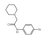 1-Piperidineacetamide,N-(4-bromophenyl)- structure