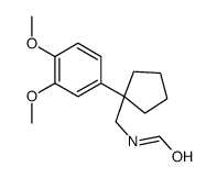 N-[[1-(3,4-dimethoxyphenyl)cyclopentyl]methyl]formamide Structure