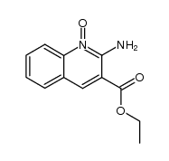 2-amino-3-ethoxycarbonyl-quinoline-1-oxide结构式