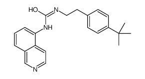 1-[2-(4-tert-butylphenyl)ethyl]-3-isoquinolin-5-ylurea结构式