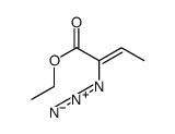 ethyl 2-azidobut-2-enoate结构式