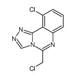 10-chloro-5-(chloromethyl)-[1,2,4]triazolo[4,3-c]quinazoline结构式