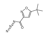 5-tert-butyl-1,2-oxazole-3-carbonyl azide Structure