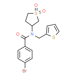 4-bromo-N-(1,1-dioxidotetrahydro-3-thienyl)-N-(2-thienylmethyl)benzamide picture