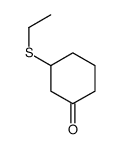 3-ethylsulfanylcyclohexan-1-one Structure